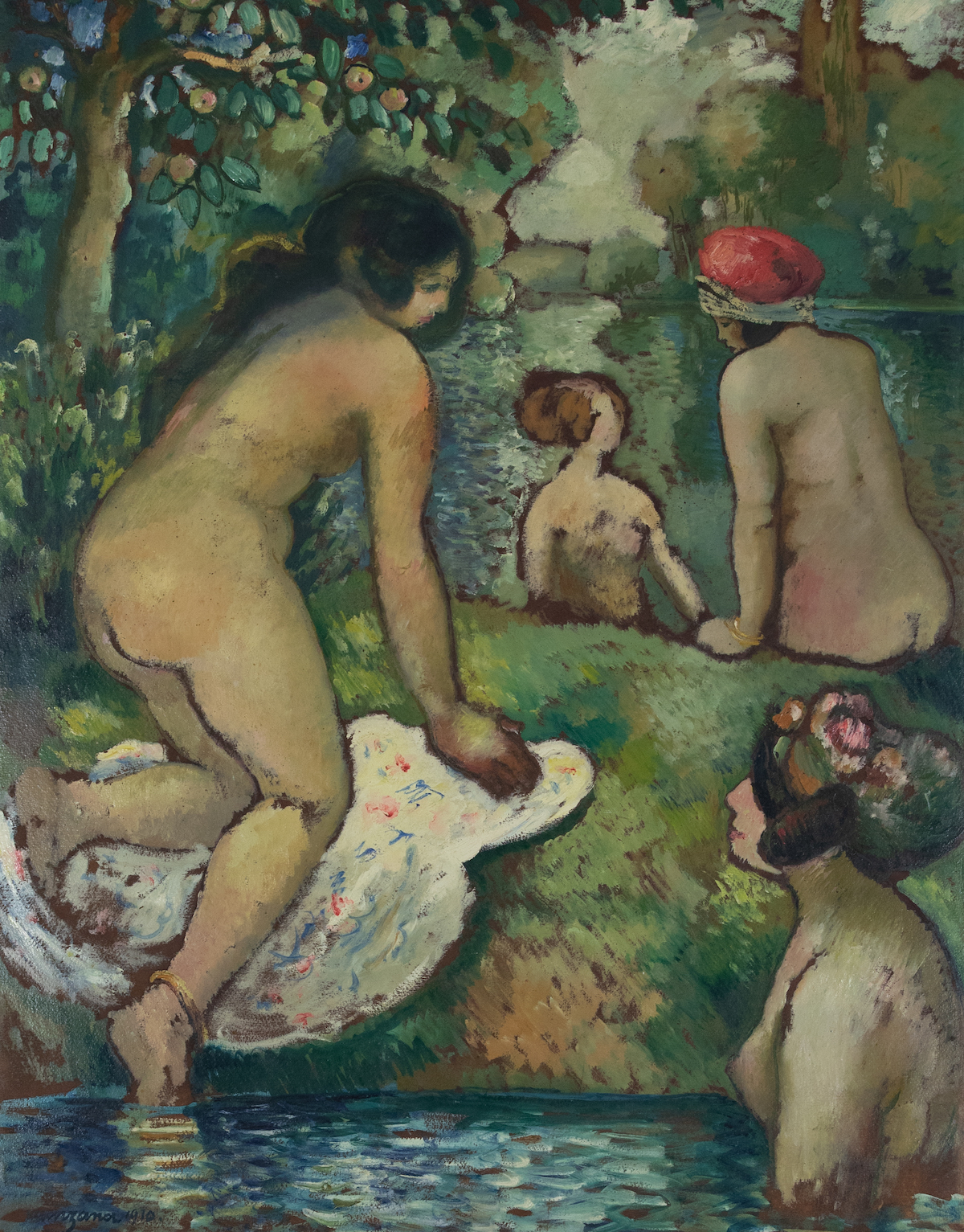Baigneuses en Bord de Rivière
